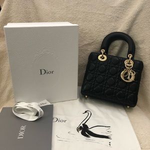 Christian Dior My Lady Dior Small gold hardware